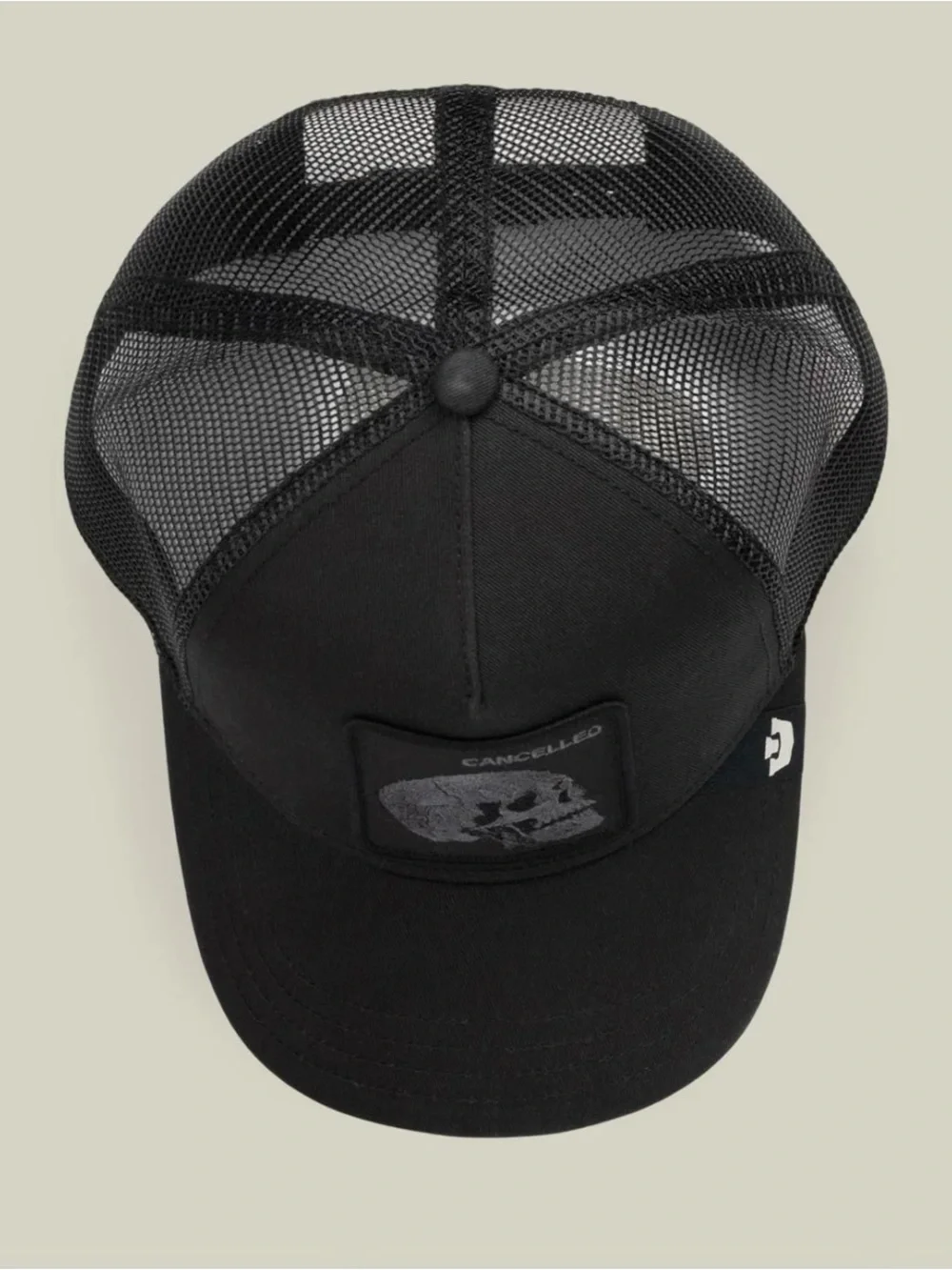 Goorin Bros. “TONAL SKULL “ CANCELED Trucker Hat. Mesh SnapBack. NWT
